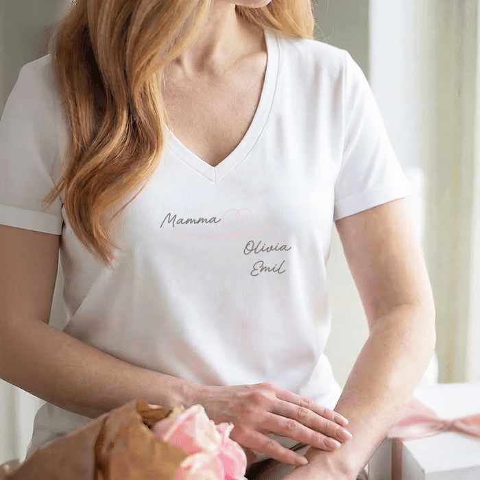 T-shirt med tryck, till mamma