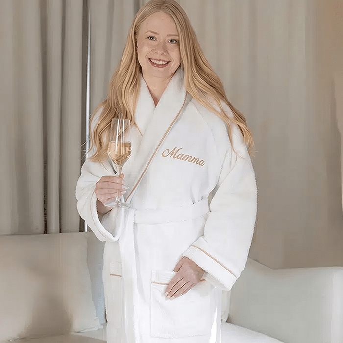 Deluxe badrock med namn